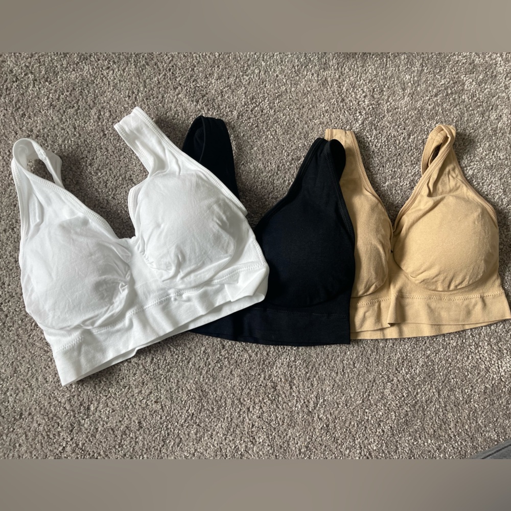 NWT HuH Maa 3-pack Sports Bras Sz Large